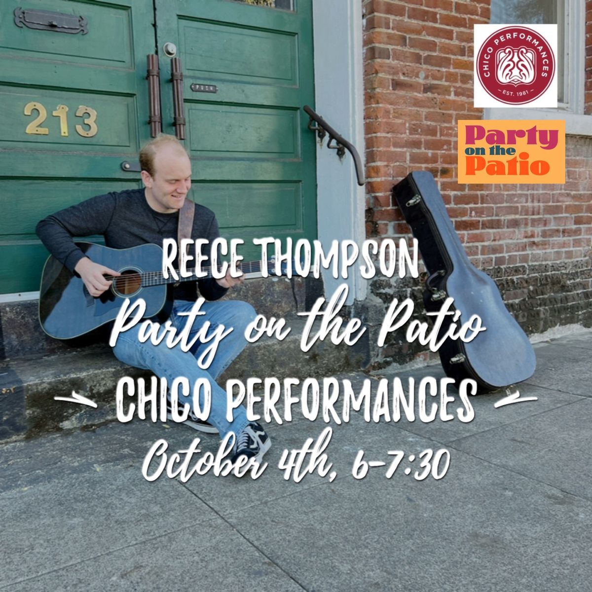 Party on the Patio! Drew Lynch Pre-show ft. Live Music by Reece Thompson