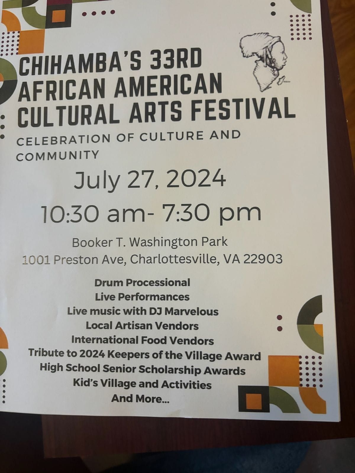 African American  Cultural Arts Festival 