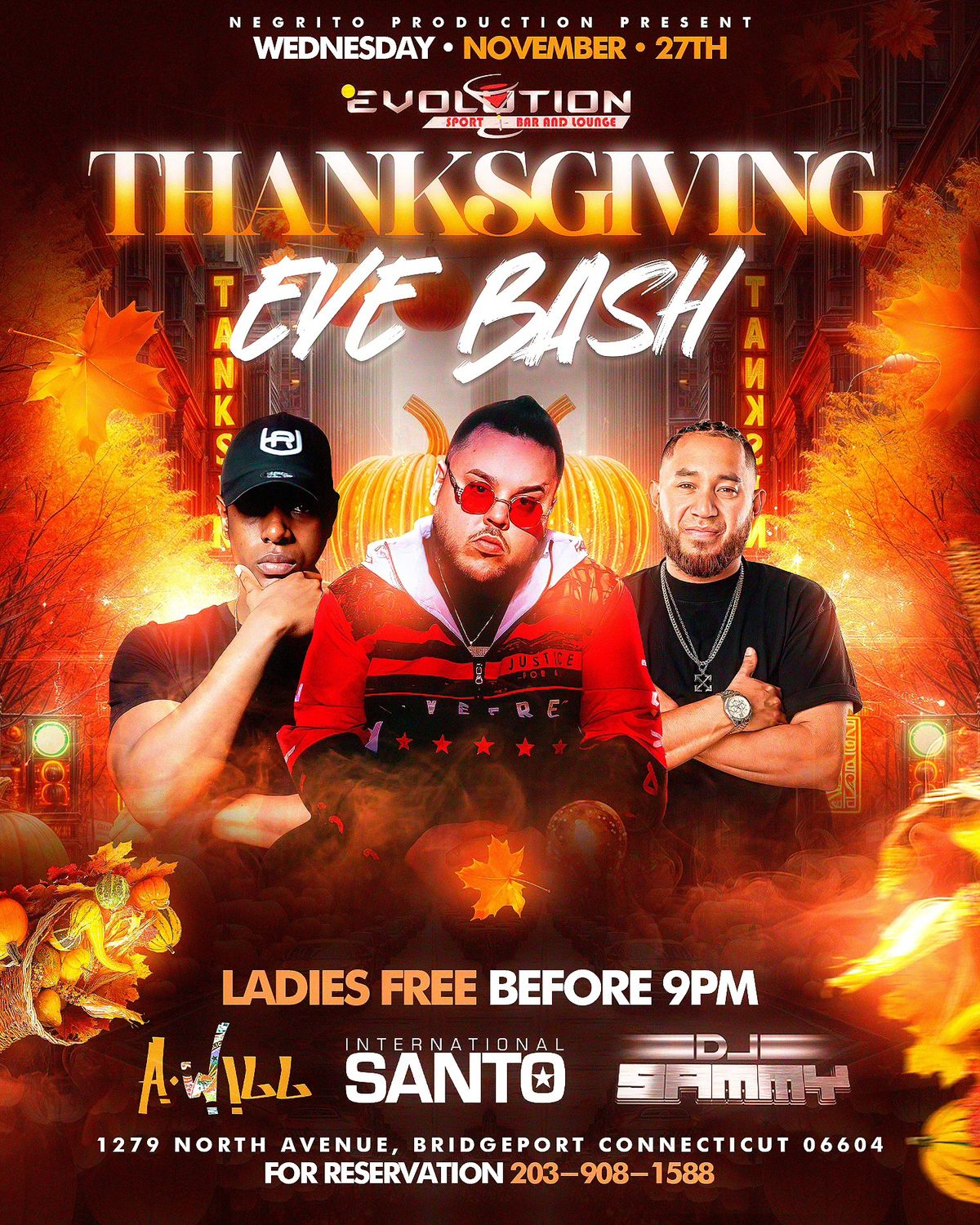 Thanksgiving Eve Bash @ evolutionsportbar