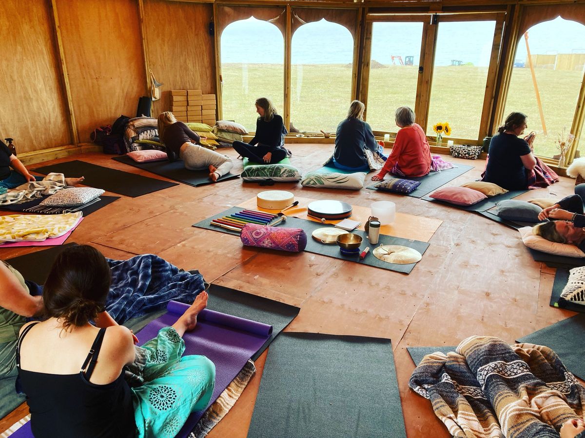 Yurt soundbath and guided meditation with Mara