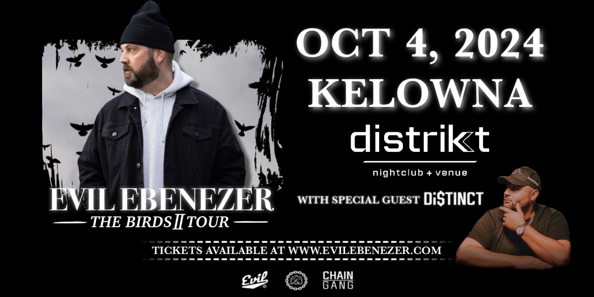 EVIL EBENEZER - LIVE IN KELOWNA! With DI$TINCT!