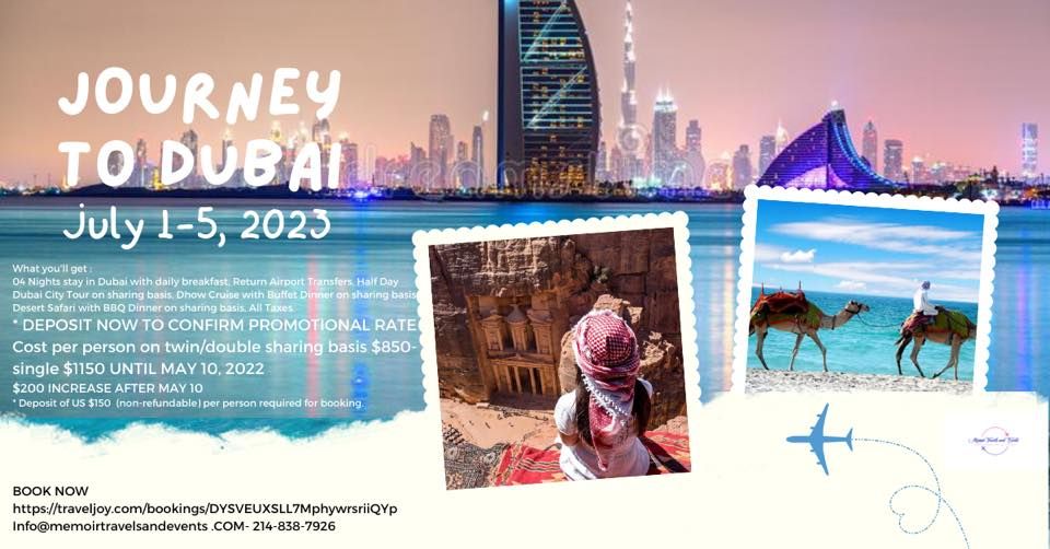 Journey To Dubai 2023