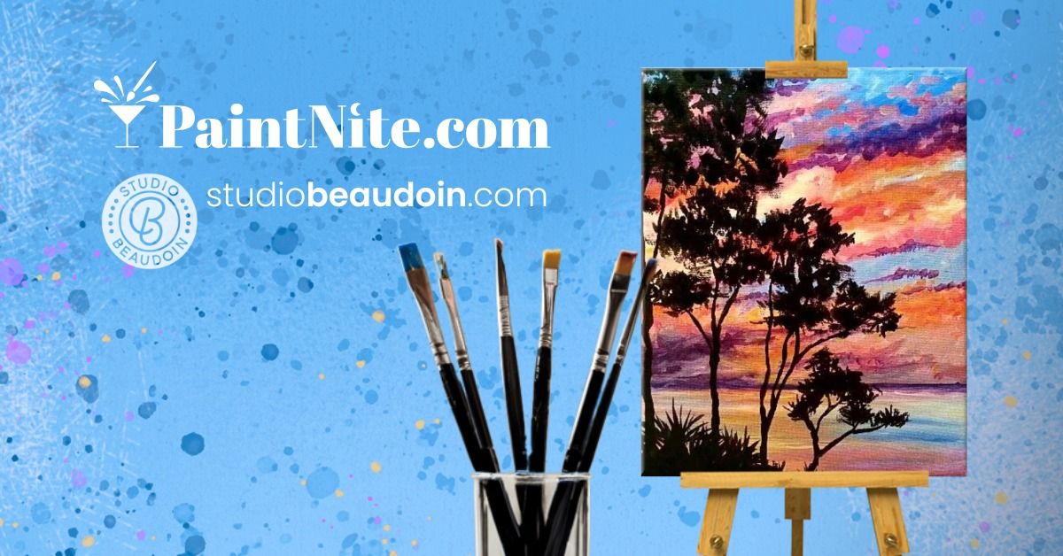 Paint Nite: Sunset Palmettos