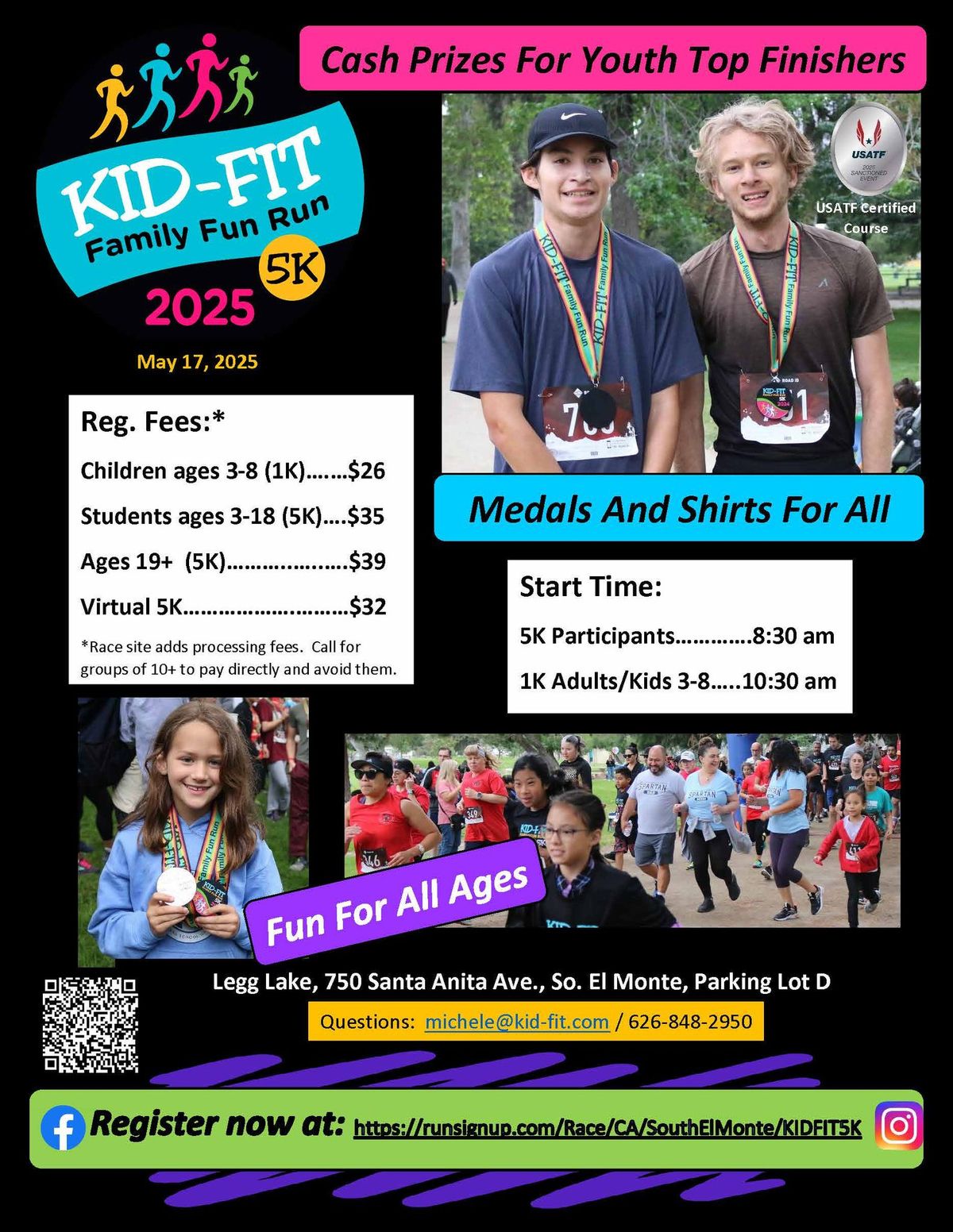 KID KID-FIT -FIT Family Fun Run 5K