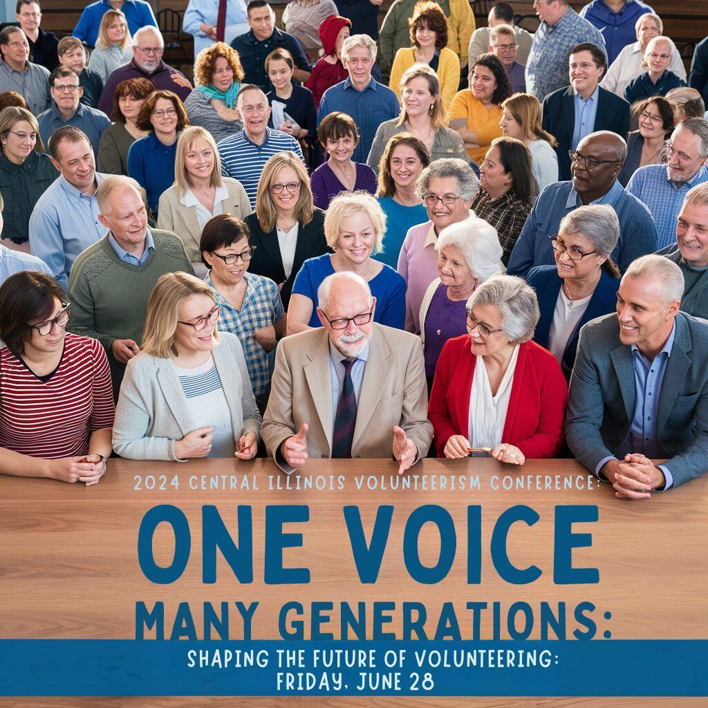 2024 Central Illinois Volunteerism Conference: "One Voice, Many Generations: Shaping the Future"