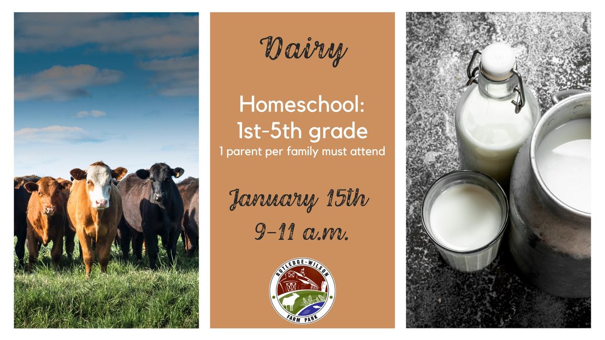 Homeschool 1st-5th: Dairy