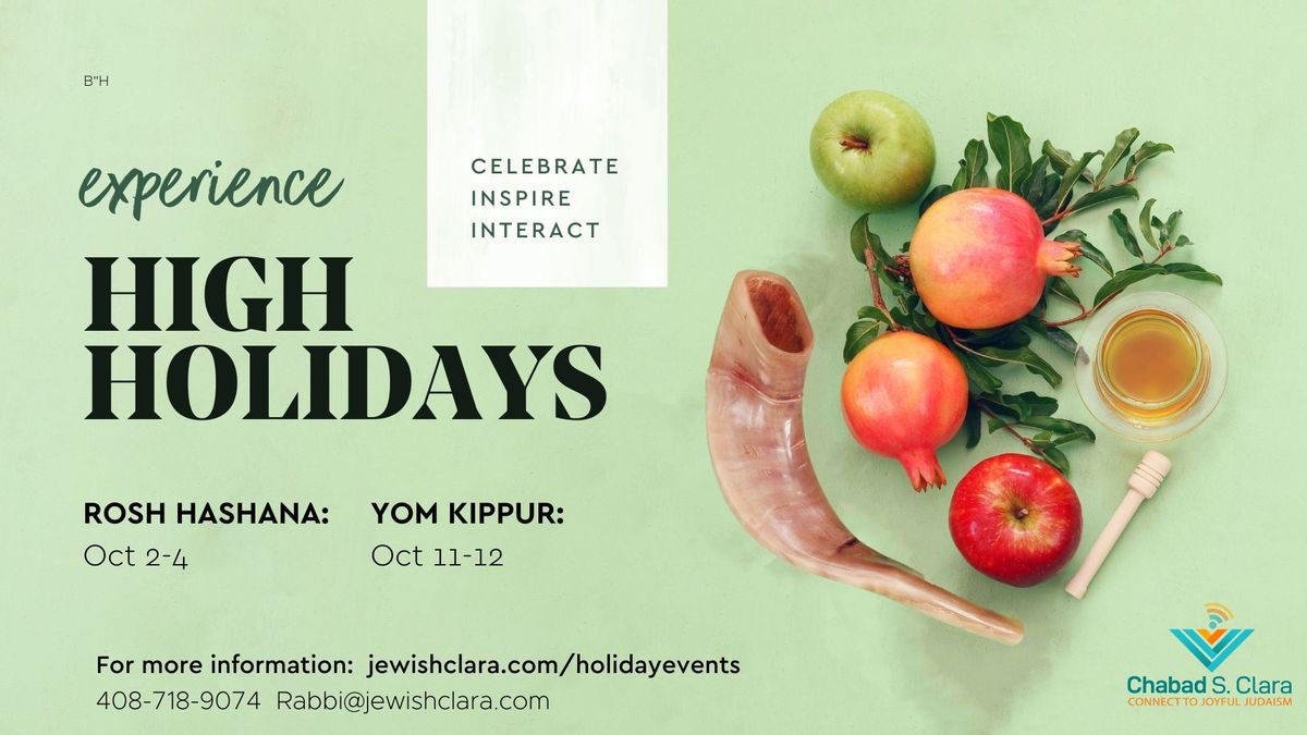 Rosh Hashana & Yom Kippur High Holidays Services