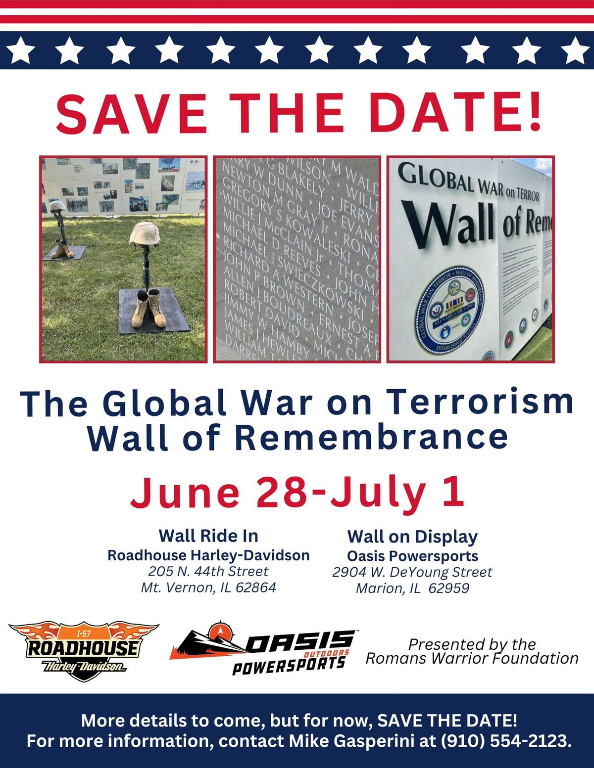 The Global War on Terrorism Wall of Remembrance 