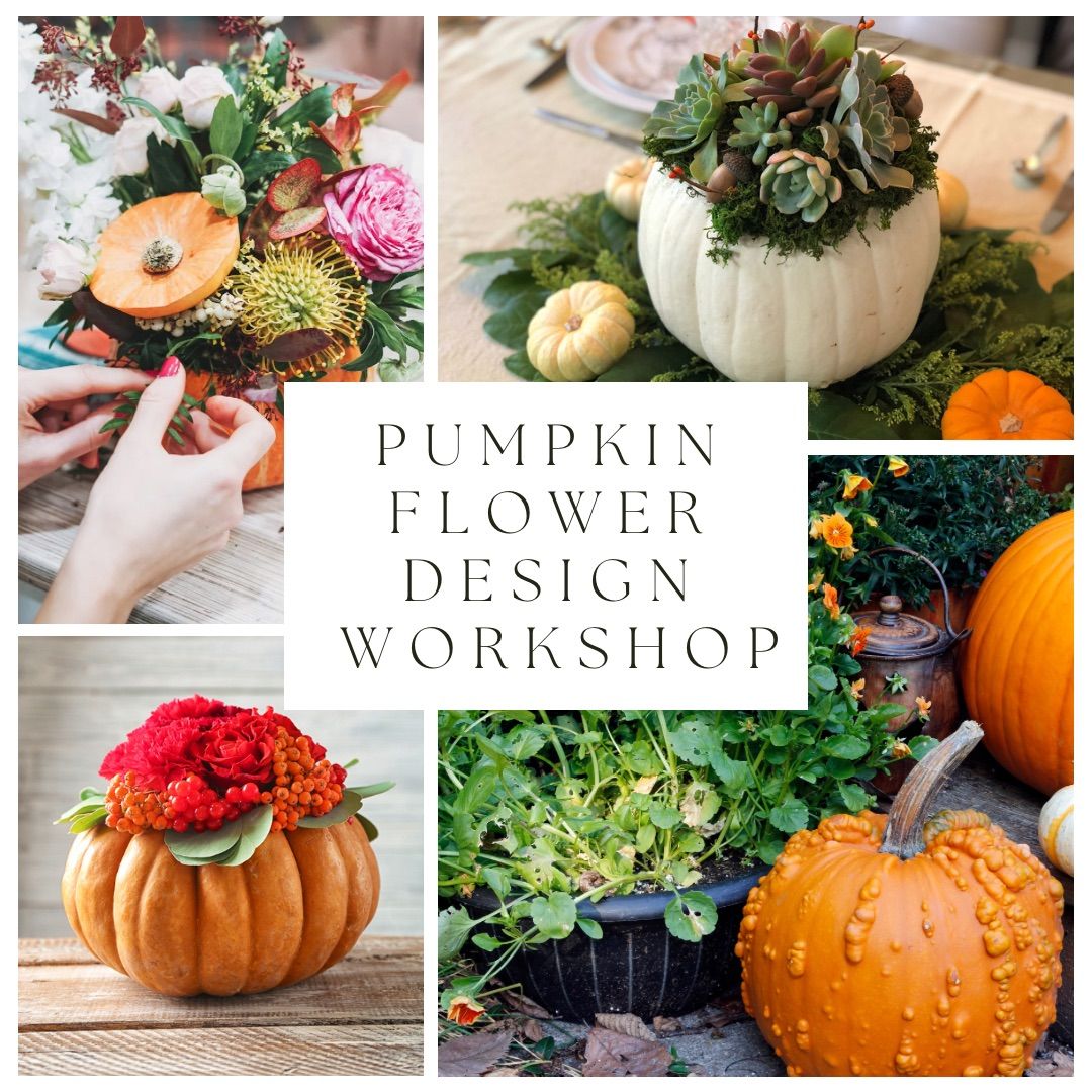 Pumpkin Flower Arrangement Workshop