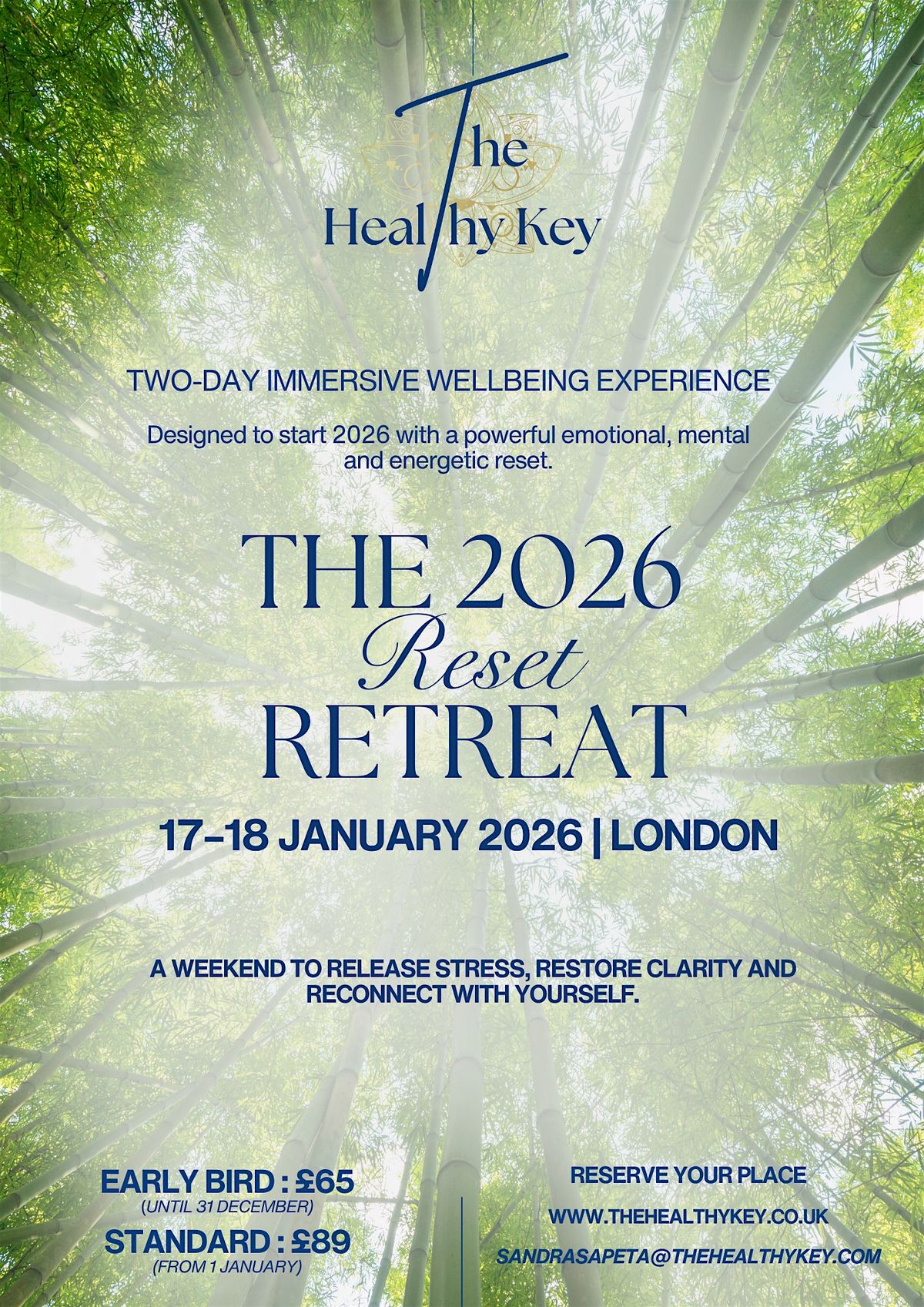 The 2026 Reset Retreat \u2013 A Two-Day Immersive Wellbeing Experience (London)