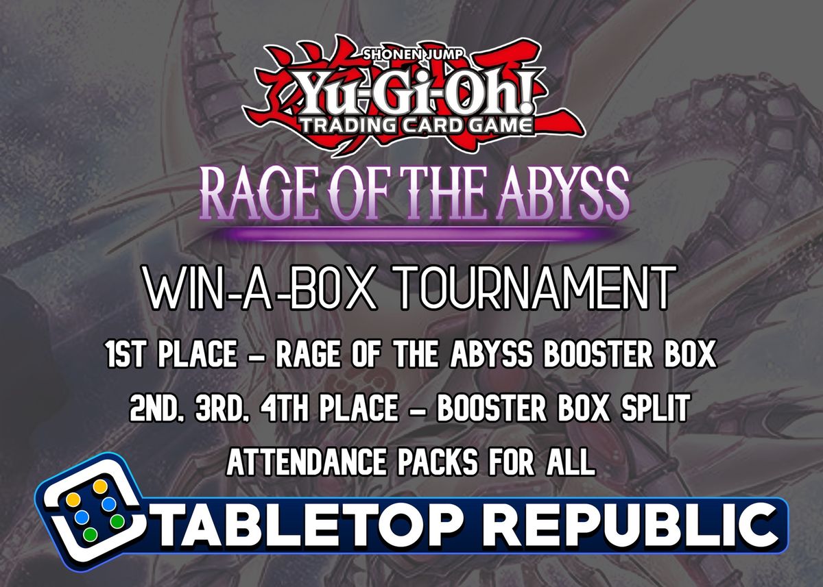 Rage Of The Abyss Win-A-Box Tournament