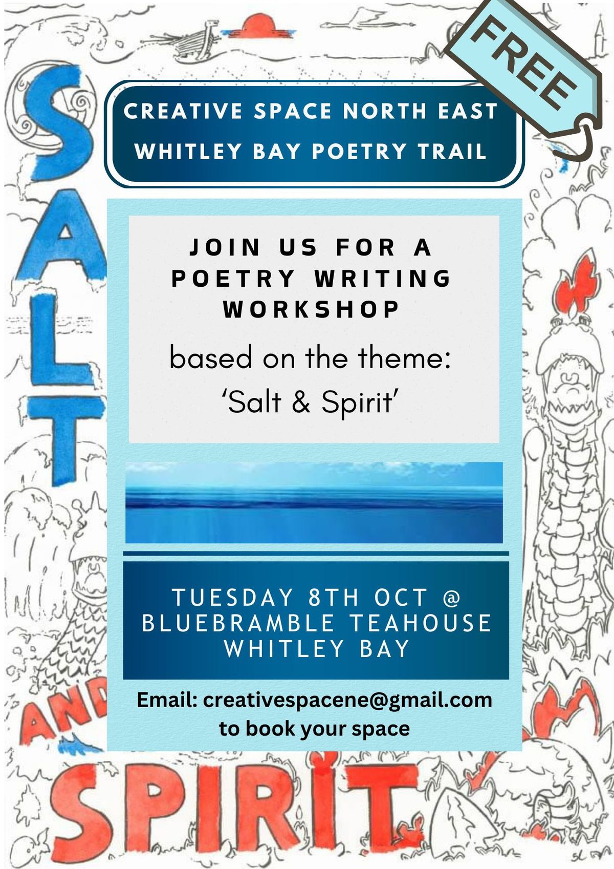 Poetry Writing: Salt & Spirit - Whitley Bay Poetry Trail