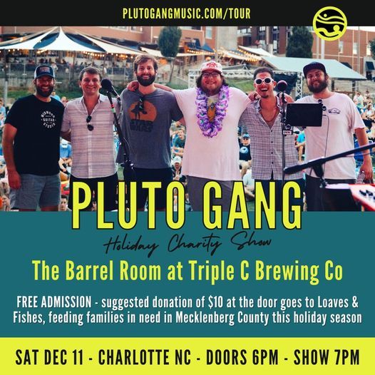 Pluto Gang holiday charity show at Triple C Brewing Co