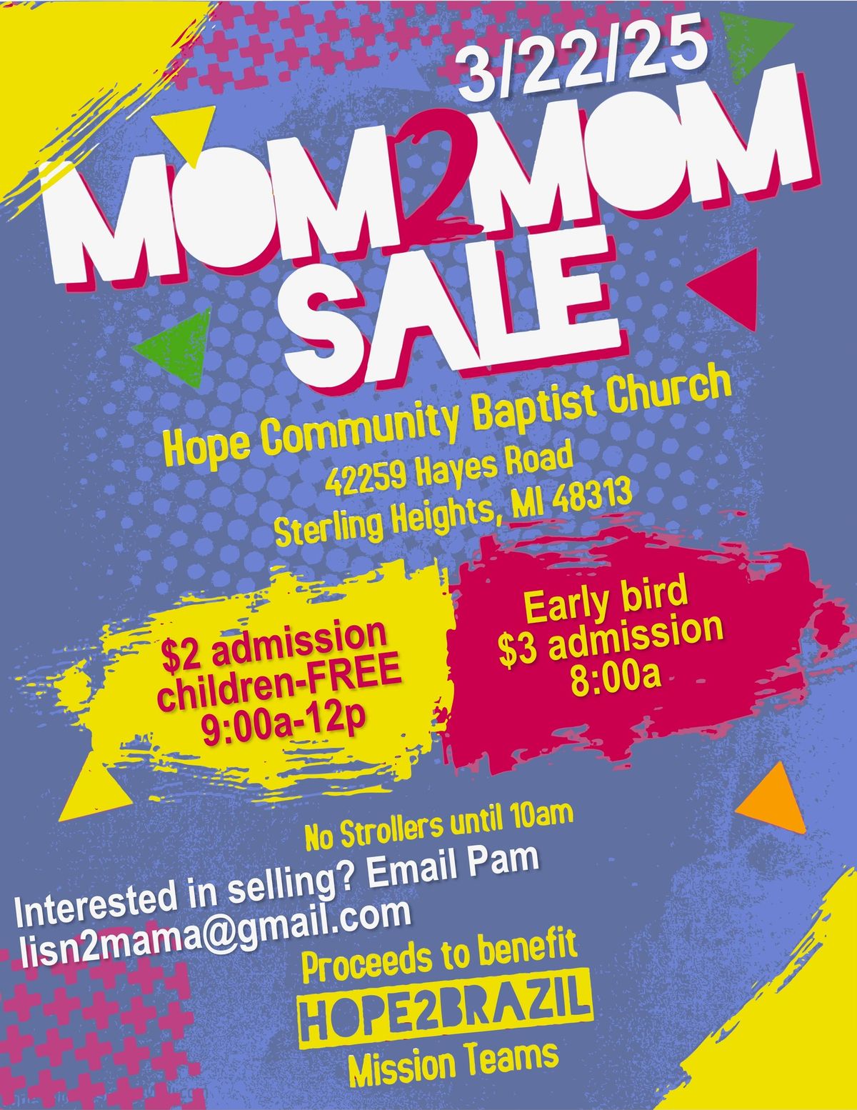 Mom 2 Mom Sale in Sterling Heights