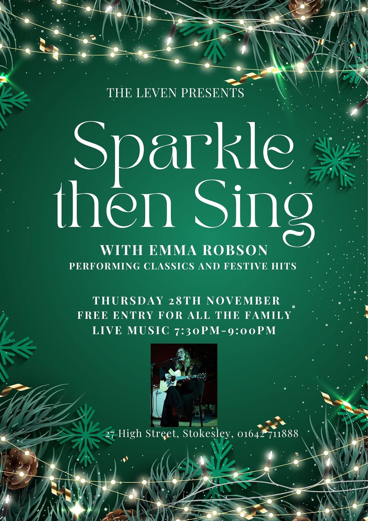 Sparkle then Sing with Emma Robson 