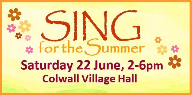 Sing For The Summer - Midsummer charity fundraiser