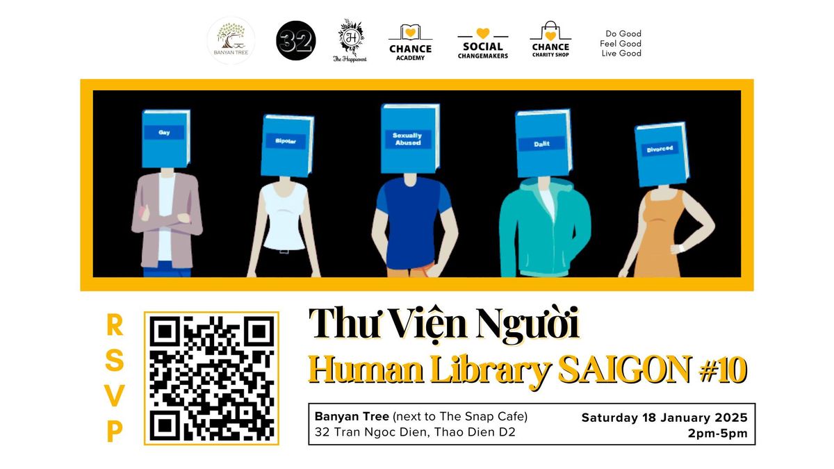 \ud83d\udcda Human Library Saigon #10 - Th\u01b0 Vi\u1ec7n Ng\u01b0\u1eddi \ud83d\udcda