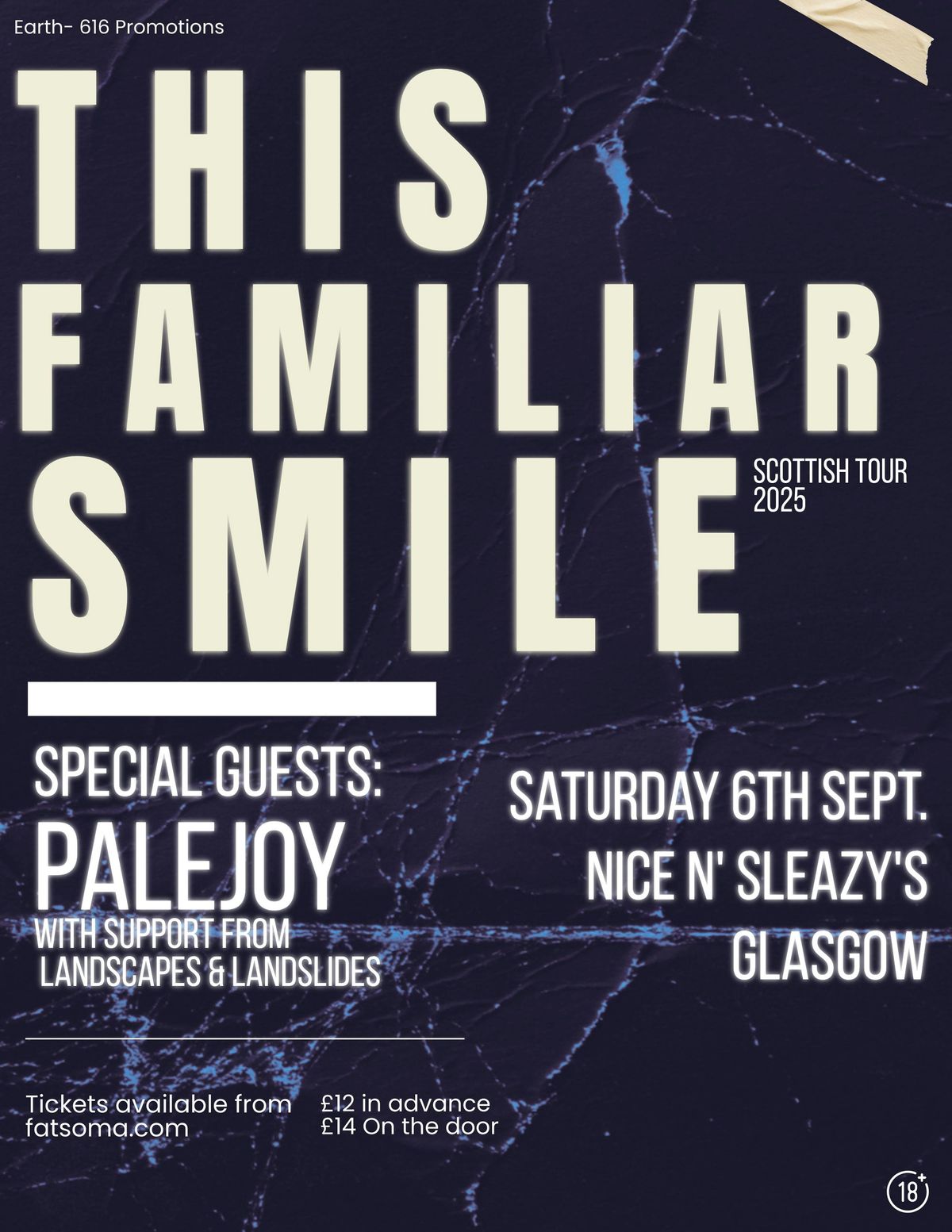 This Familiar Smile + Support From Palejoy + Landscapes &amp; Landslides 