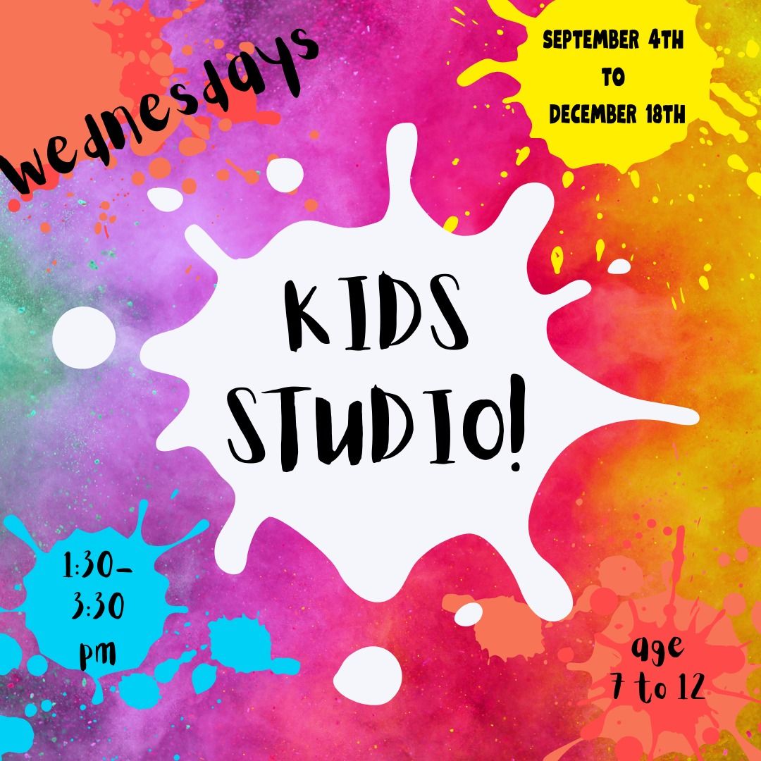 Early Release WEdnesdays, Kids Studio!