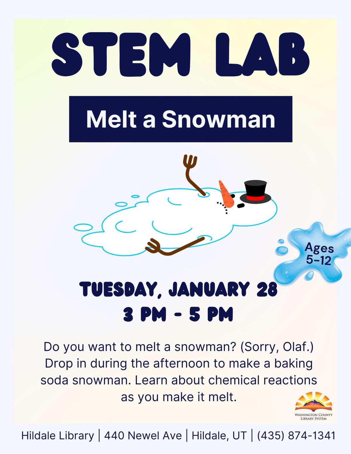 STEM Lab: Melt a Snowman