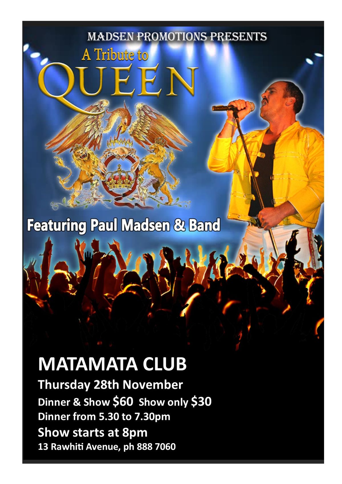 Queen Tribute Dinner & Show