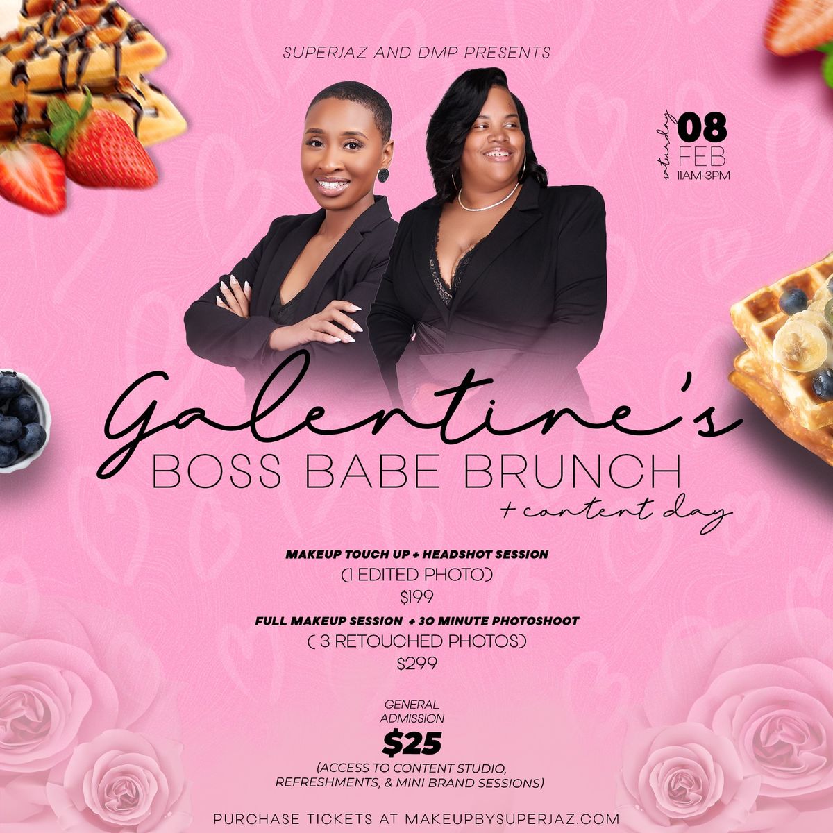 Galentine's Boss Babe Brunch + Content Day