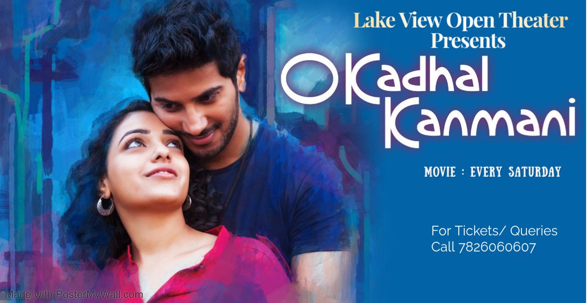 O KADHAL KANMANI Tamil Movie in LakeView Open Space in Chetpet Eco Park | Promoted by Marlen Mahal