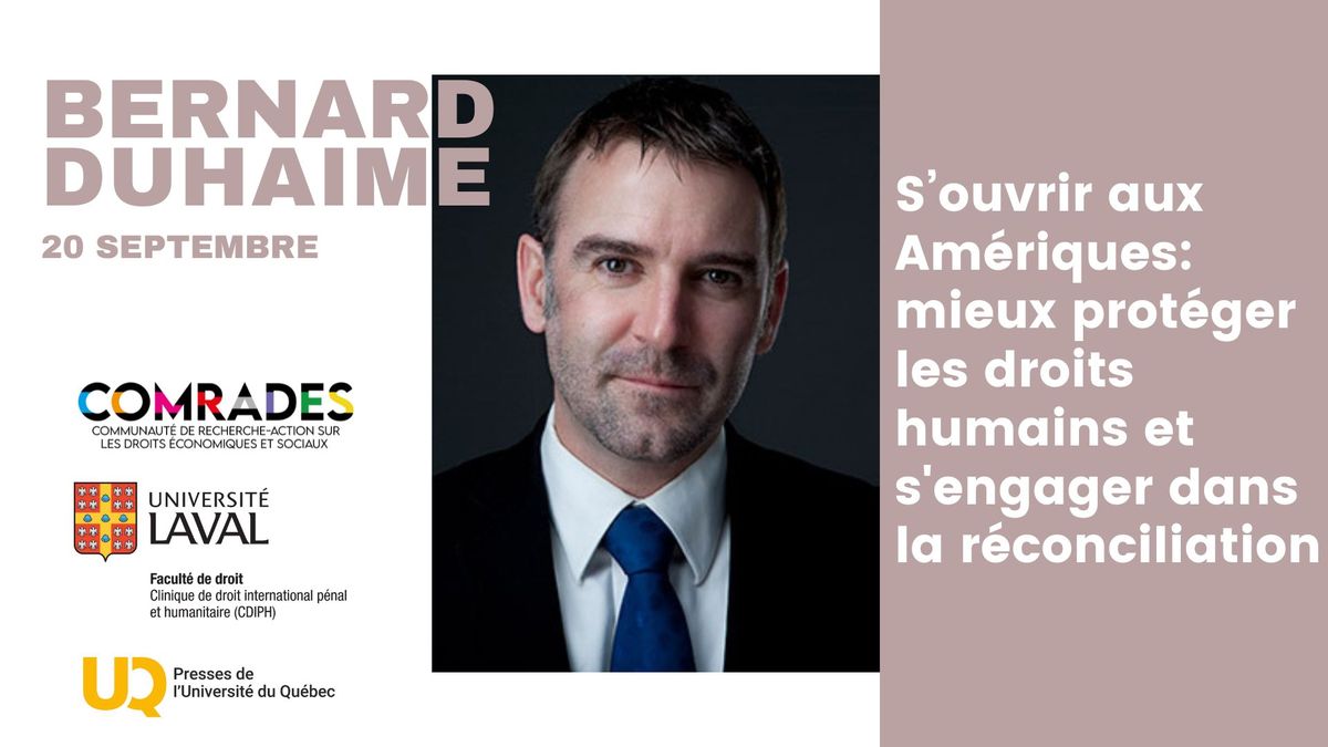 5 \u00e0 7 avec Bernard Duhaime : S'ouvrir aux Am\u00e9riques