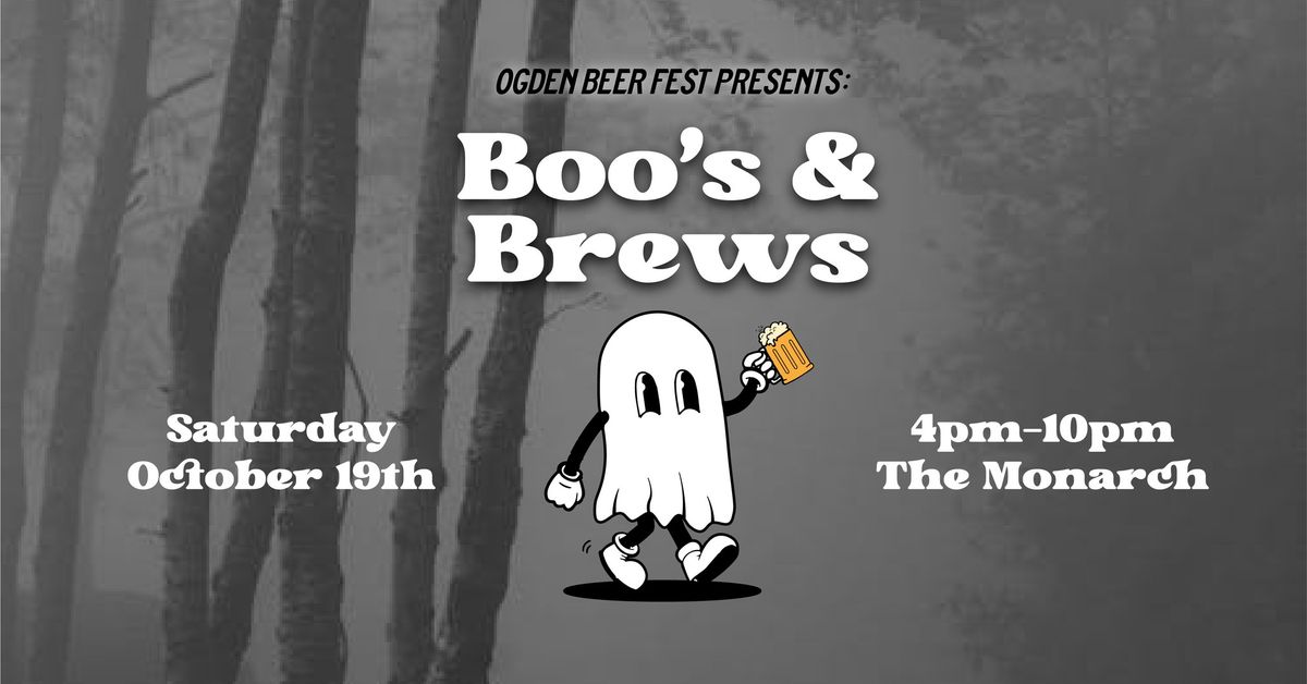 Ogden Beer Fest presents: Boo's and Brew's