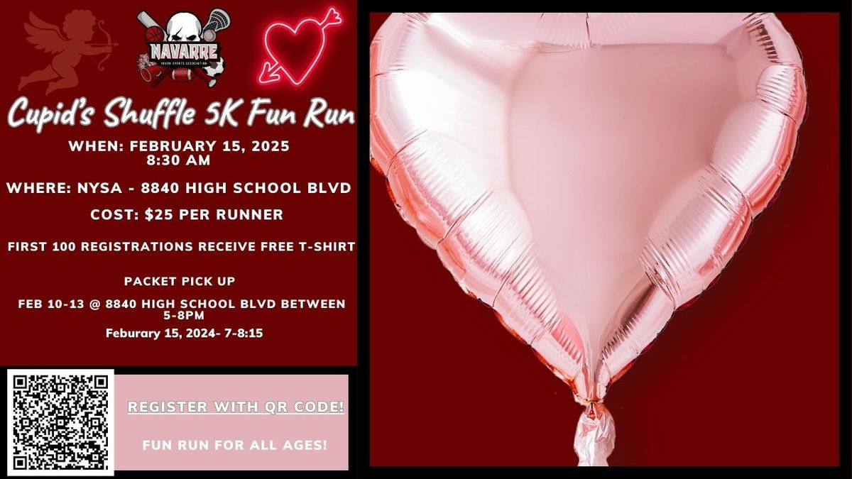 NYSA Cupid's Shuffle 5K Fun Run - Navarre, FL 2025