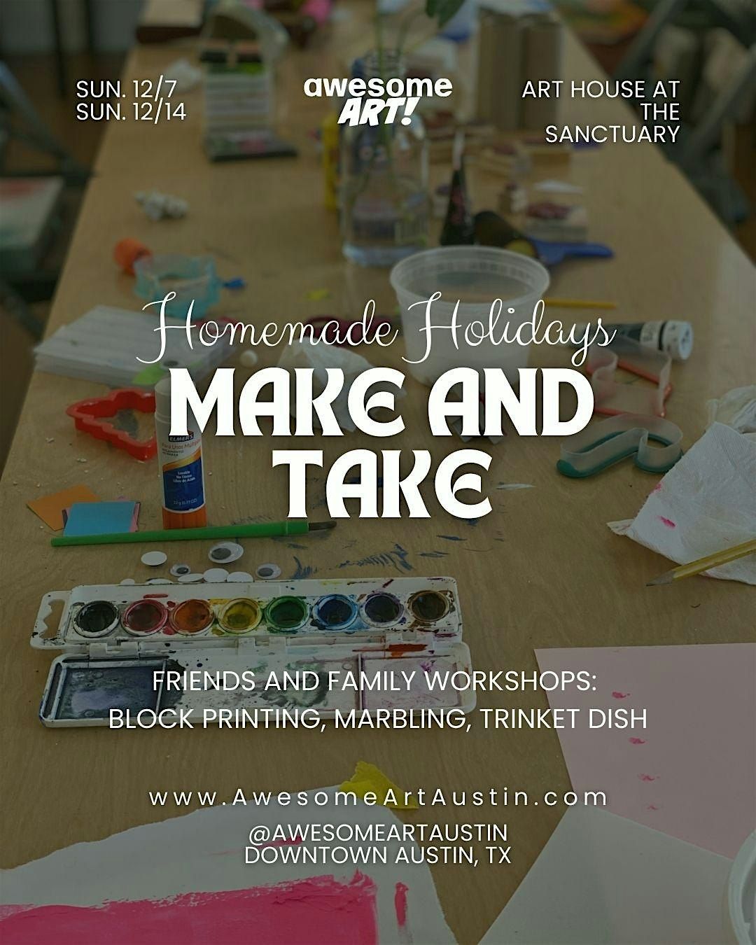 Homemade Holidays Make & Take-Japanese Inspired Suminagashi Marbled Cards