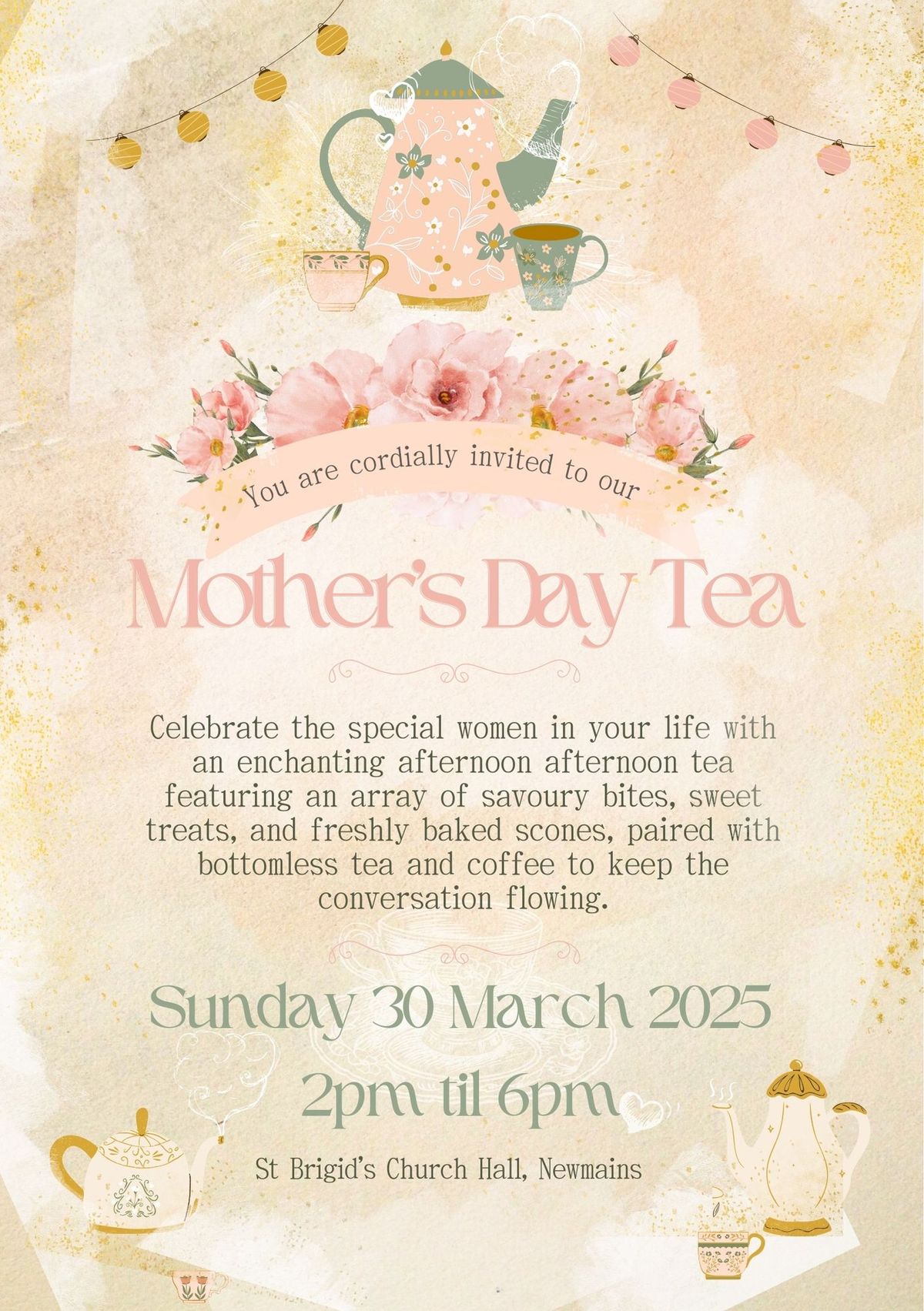 Mother's Day Afternoon Tea & Spring Market