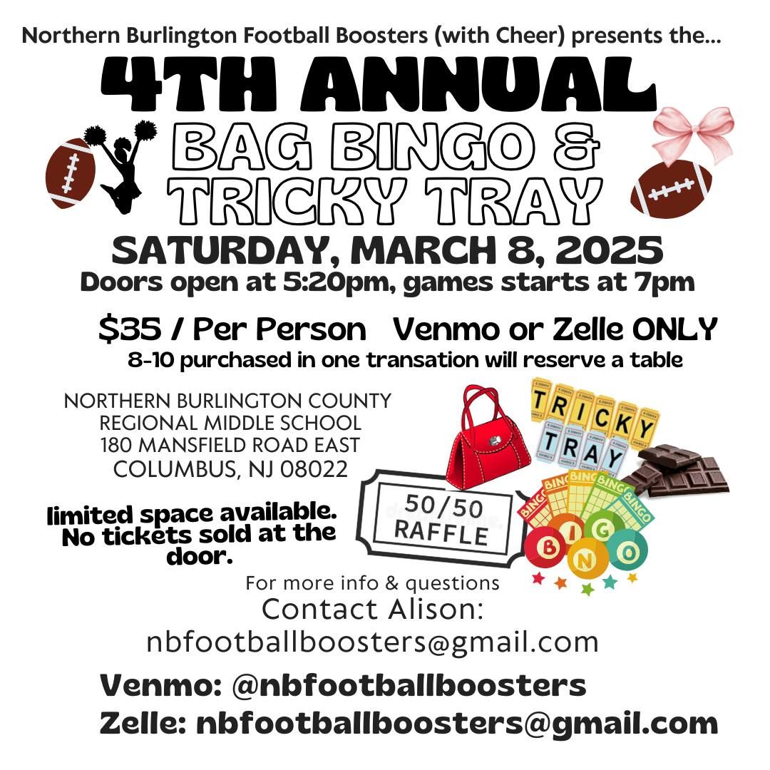 4th Annual Designer Bag Bingo & Tricky Tray 