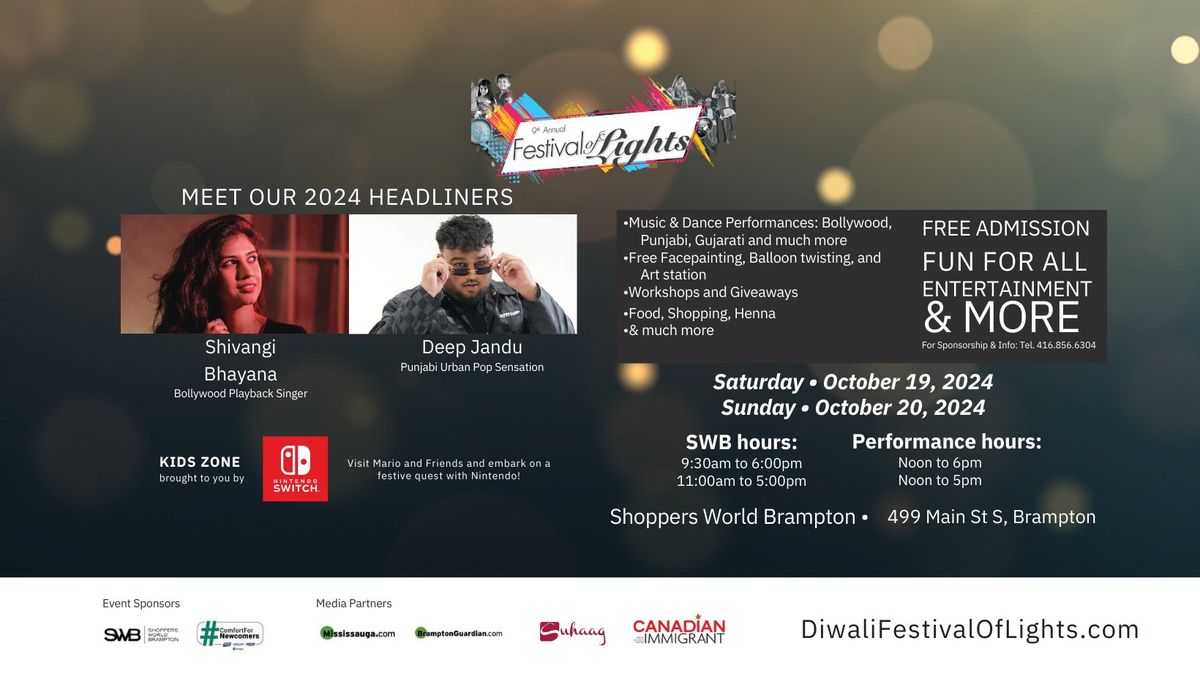 9th Annual Diwali Festival of Lights