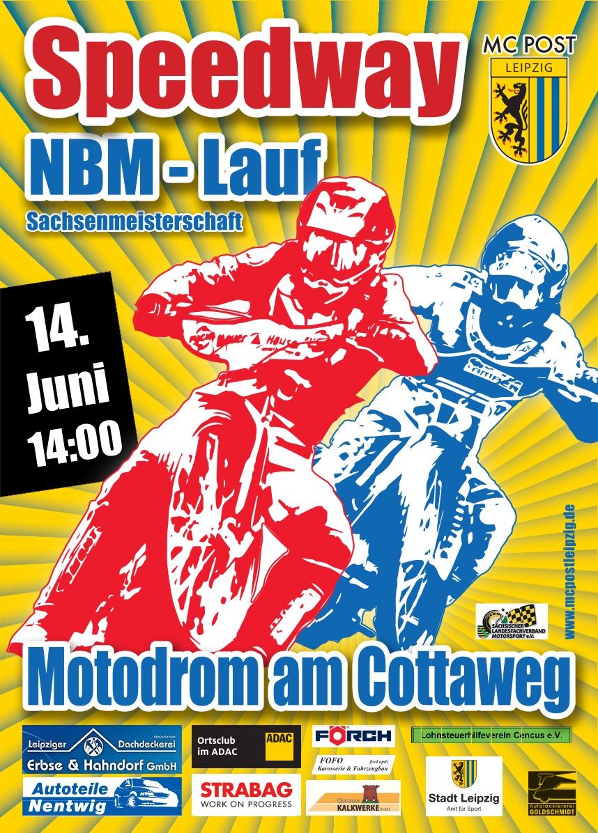 MCP ADAC Speedwayrennen NBM und 500ccm Sachsenmeisterschaft