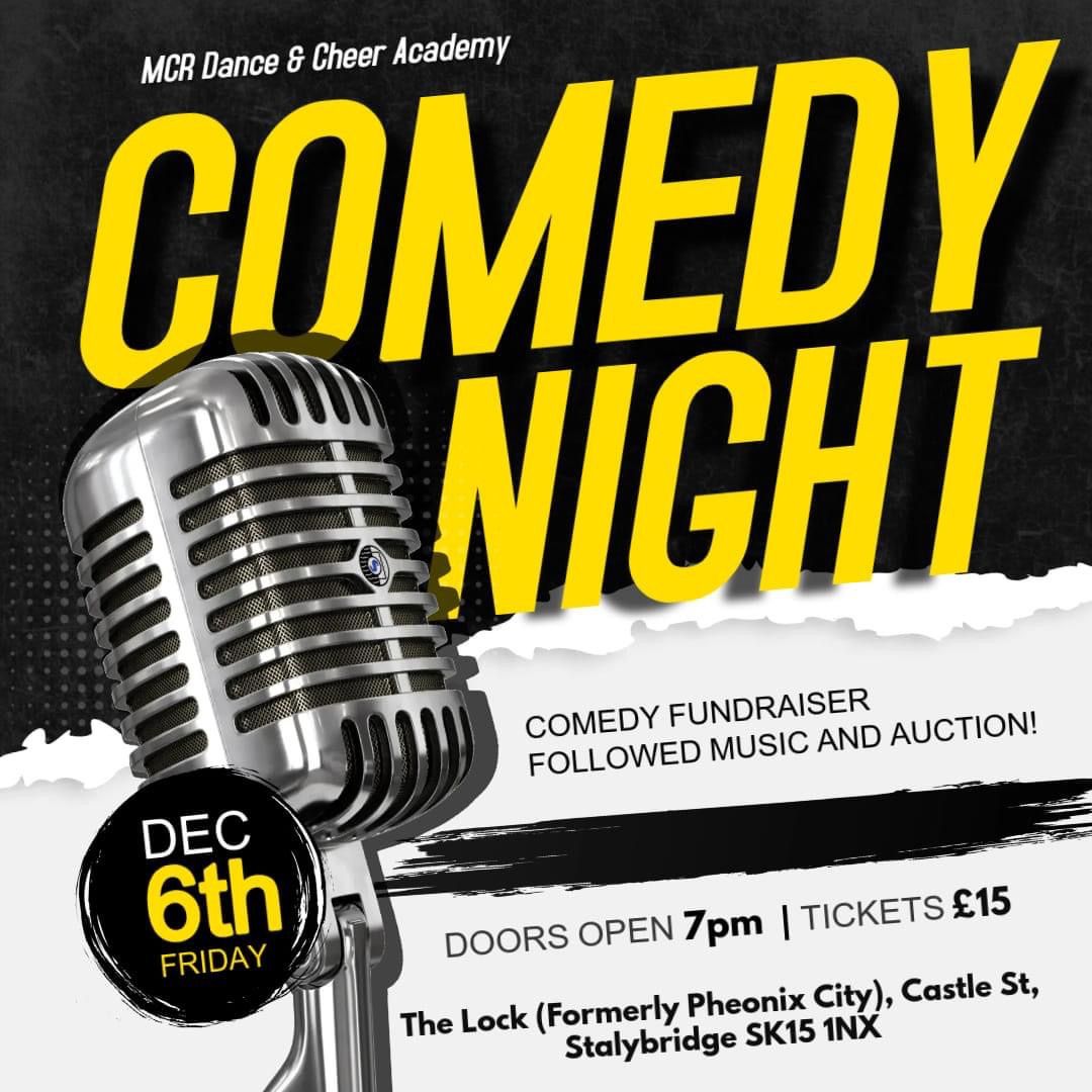 Comedy Fundraiser for MCR Dance academy 