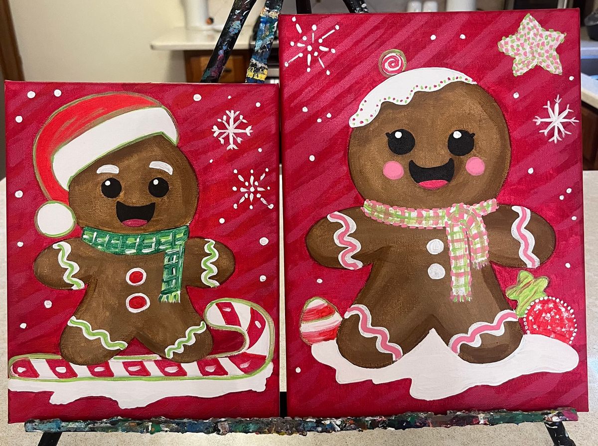 Sold Out! Paint with a Parent-Open Studio \u201cGingerbread Buddies\u201d