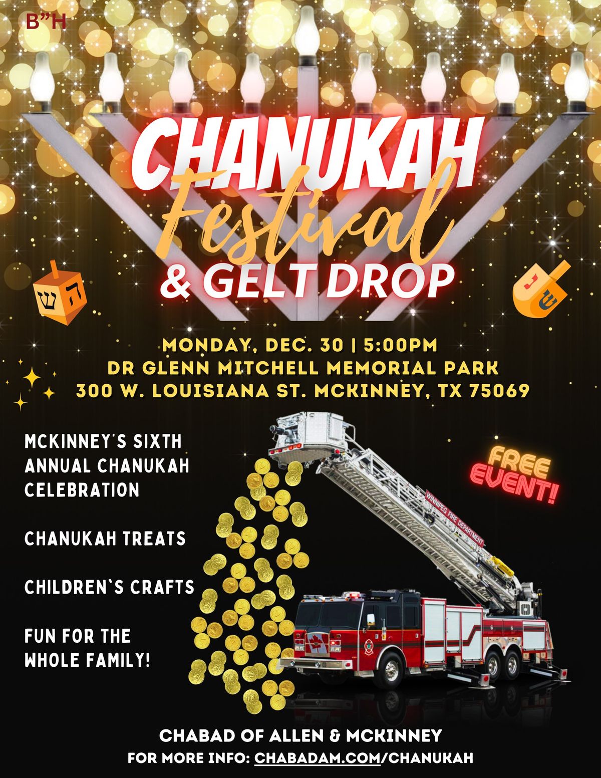 Chanukah Menorah Lighting - McKinney