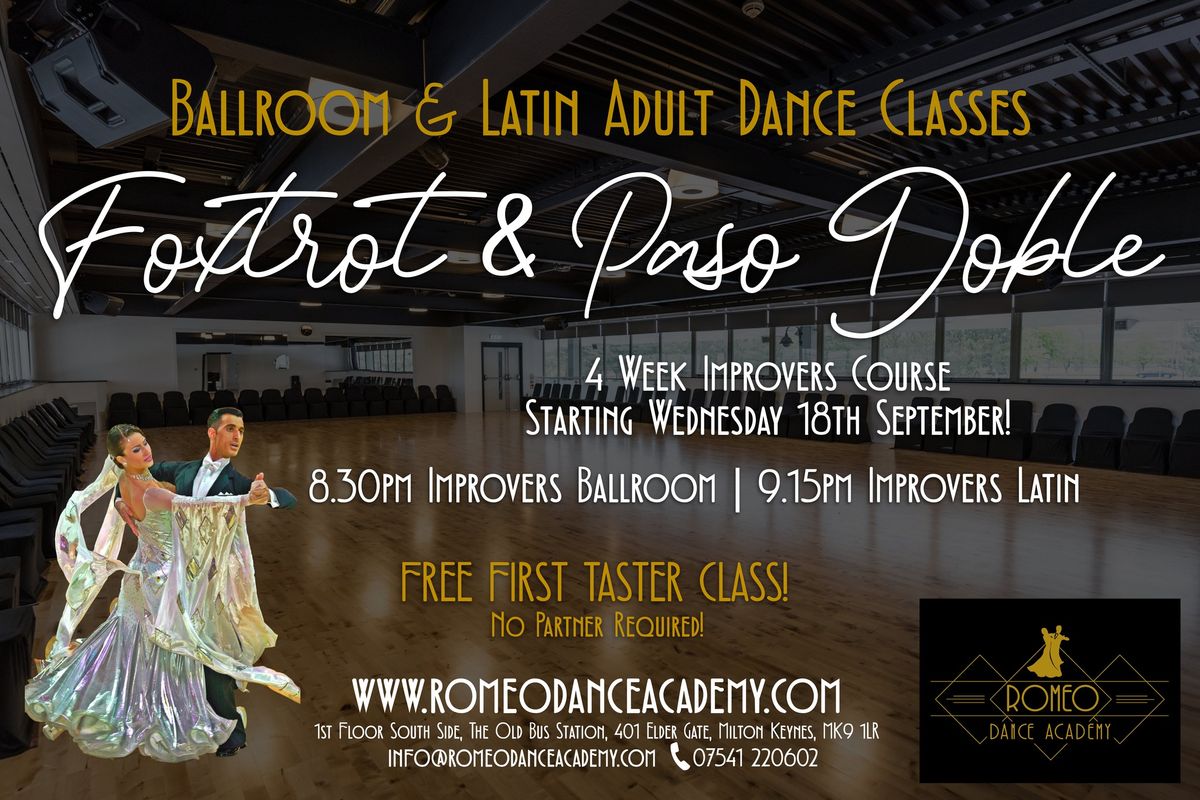 Strictly Ballroom & Latin Improvers - 4 Week Course