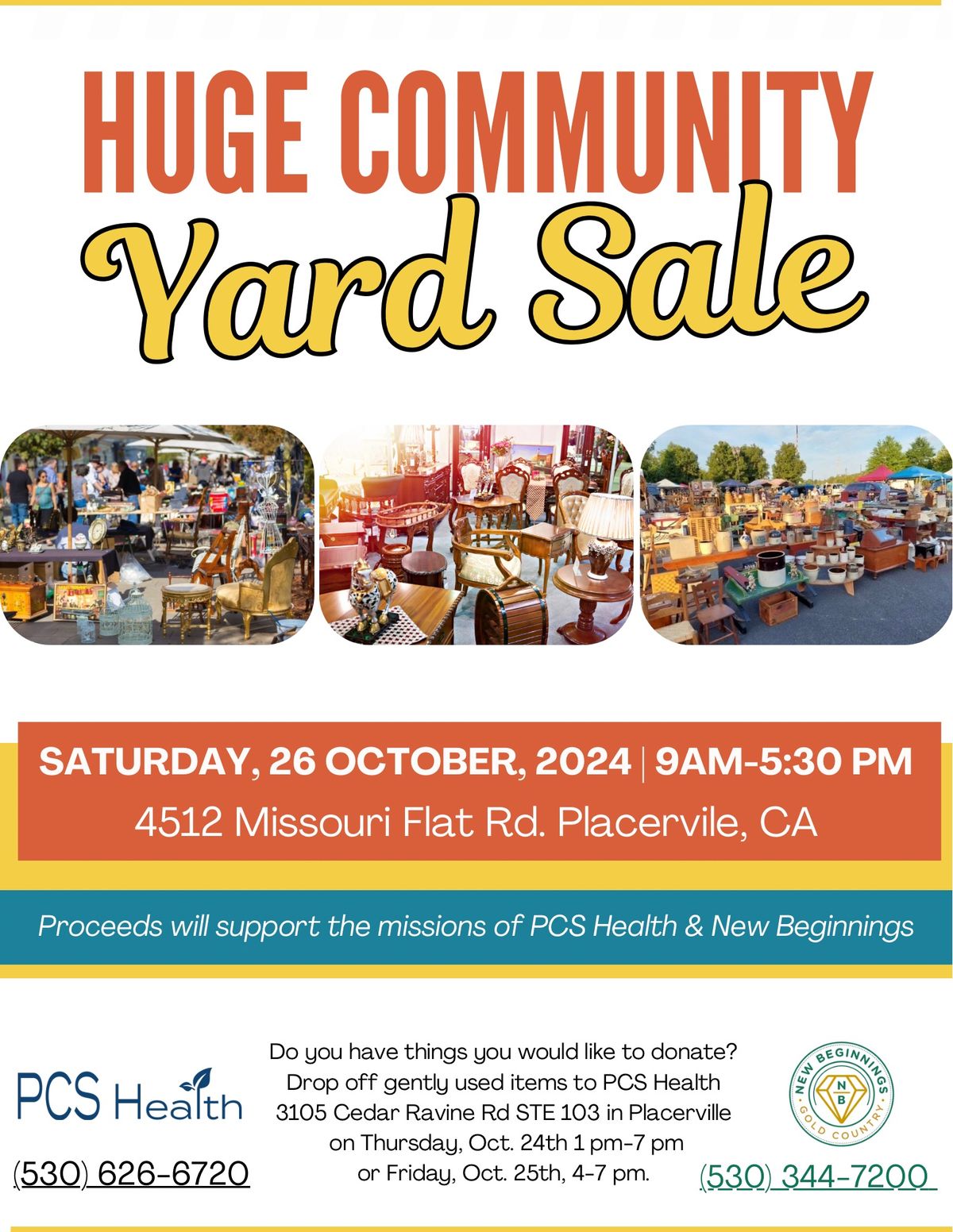 Huge Community Yard Sale