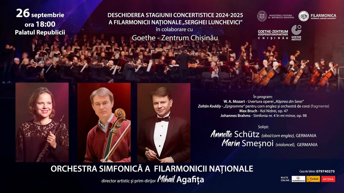 Deschiderea Stagiunii Concertistice 2024-2025 - Concert Simfonic