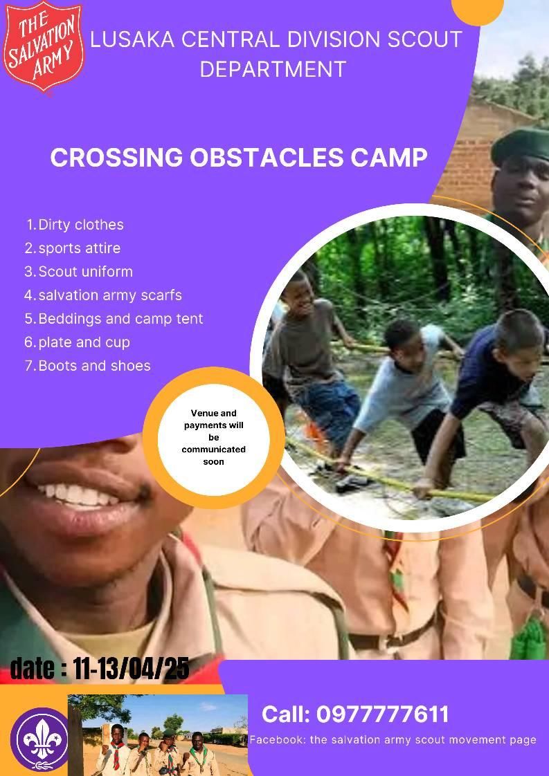 Crossing obstacles camp 