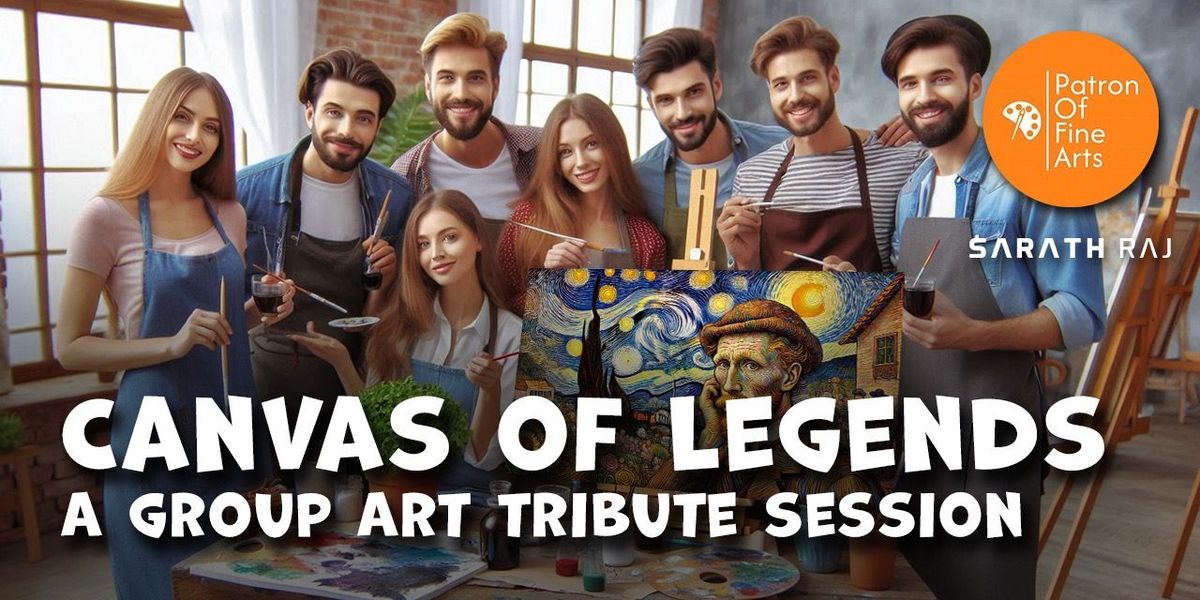 Canvas of Legends A group Art tribute session