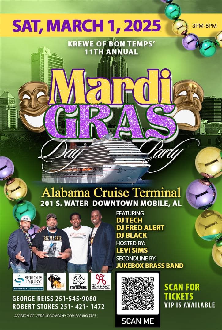 11th Annual Mardi Gras Day Party