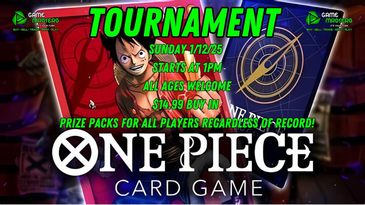 One Piece TCG Constructed Tournament