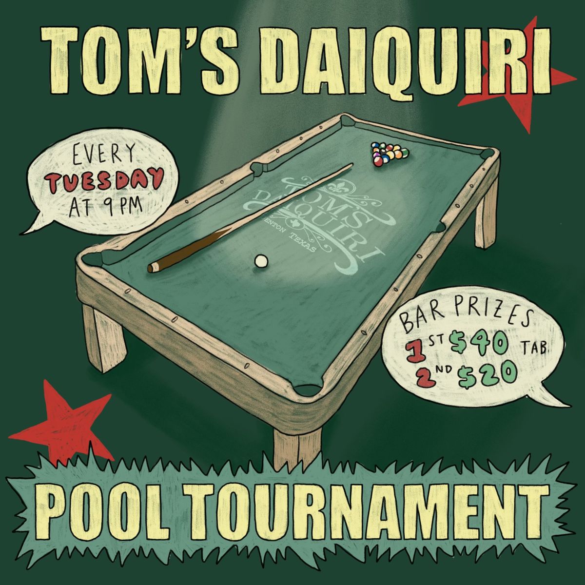 Tom\u2019s Pool Tournament 