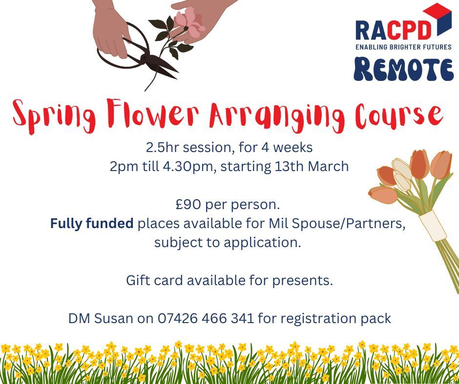 Spring Flower Arranging Course