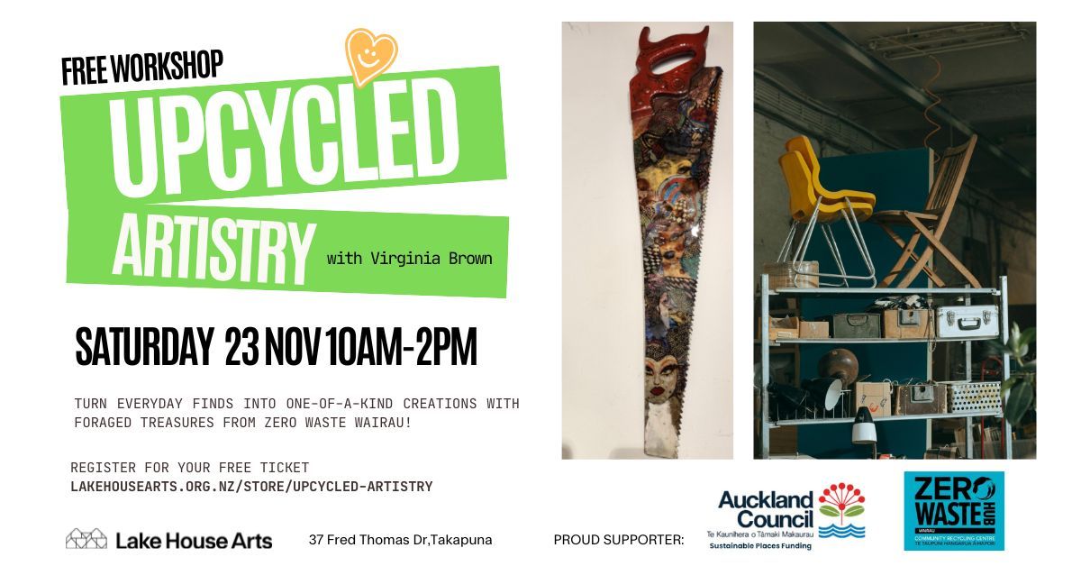 Upcycled Artistry - Free Workshop with Virginia Brown