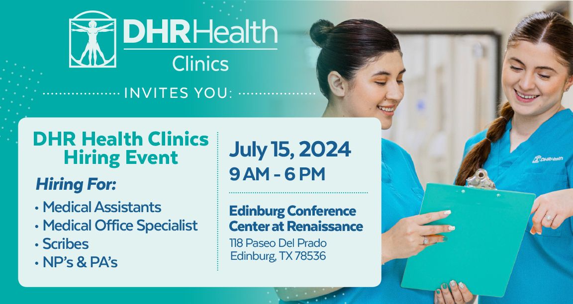 DHR Health Clinics Hiring Event