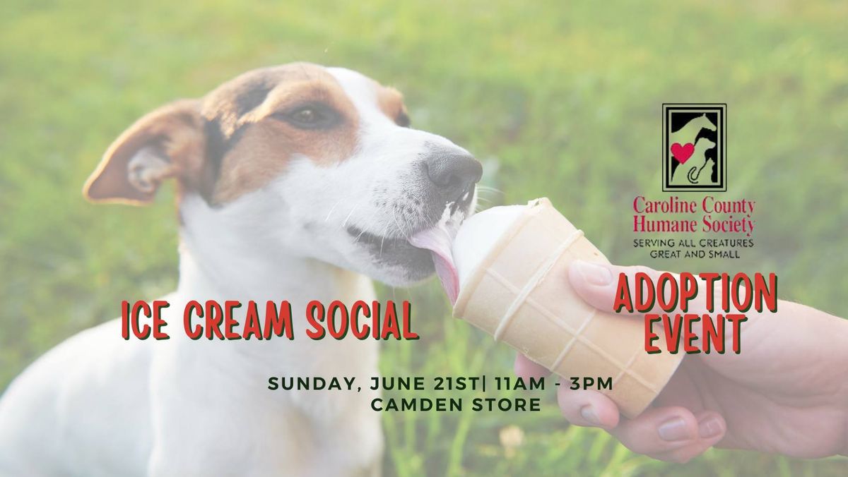 Adoption Event and Ice Cream Social 